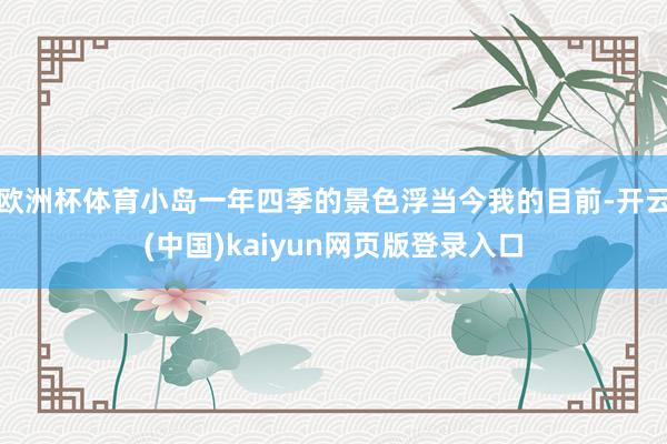 欧洲杯体育小岛一年四季的景色浮当今我的目前-开云(中国)kaiyun网页版登录入口