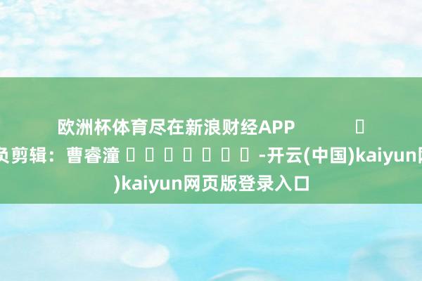 欧洲杯体育尽在新浪财经APP 背负剪辑:曹睿潼 -开云(中国)kaiyun网页版登录入口