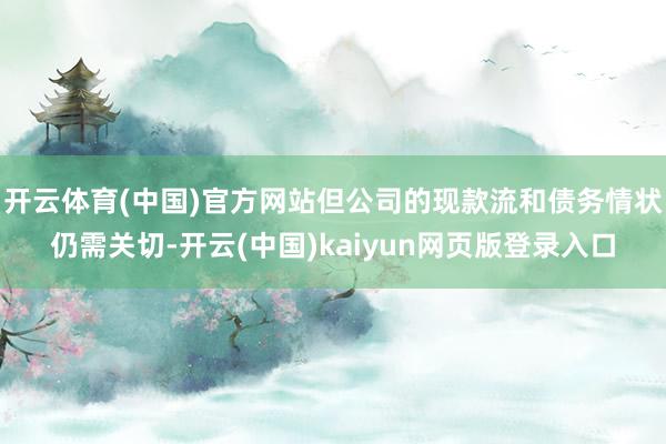 开云体育(中国)官方网站但公司的现款流和债务情状仍需关切-开云(中国)kaiyun网页版登录入口